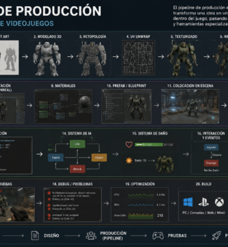 el pipeline de producción